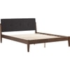 Scandinavian Tucker King Bed Cocoa Finish