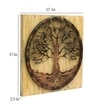 W-Tapni Abstract Metal Wall Decor in Multicolor Set of 1