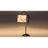 Multi cotton Curvy table lamp with Iron Base (SP14)