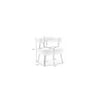 Bonnita Solid Wood Accent Chair in Orange Colour