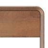 Hiro Solid Wood Bedside Table In Amber Walnut Finish