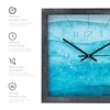 Calm Blue Contemporary Wall Clock