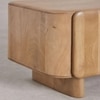 Adonis Solid Wood TV Unit with 5 Door In Provincial Teak Finish