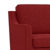 Abbey 1 Seater Fabric Sofa In Salsa Red Colour