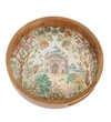 Taj Mahal Garden Wooden Tray Set – Mughal Art Design (Set of 2)