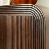Opal Solid Mango wood Sideboard with 3 Door in Provincail Teak Finish