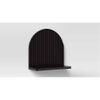 WOODENMOOD Semi Circle Wall Rack