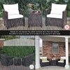 Carry Bird Wicker Patio Furniture Outdoor Balcony Chairs In Black Colour