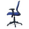 Ebeaony Mid Back Ergonomic Chair in Blue Colour