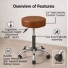 Adiko Leatherette Bar Stool (Black Colour)
