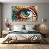 The Castle Decor Abstract Art Wall Painting Wooden Framed Digital Painting 27x48 Inch (Style 2)