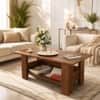 Spydercraft Gabriel Modern Coffee Table in Columbian Walnut Finish