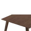 Lawson Solid Wood 6 Seater Dining Table In Walnut Finish