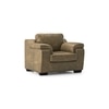 Trissino 1 Seater Luxury Italian Leather Sofa In Antique Moss