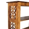 Krishu Solid Wood  Bookshelf in Honey Oak Finish