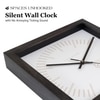 Aries Zodiac Wood Wall Clock with Minimal White Dial