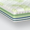 Alovera Spa Pillow Top With SRTX Technology 8 Inch King Size Convoluted Foam Mattress (72X72 Inches), 3-Zone Support, Aloe Vera Treated Fabric, with Memory Foam