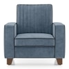 Apollo Neo  High Back 1 Seater  Fabric Sofa In Ocean Weave Colour