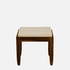 Sheesham Wood Coffee Table Set In Scratch Resistant Provincial Teak Finish With Cushioned Stools