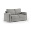 Apollo Compact 2 Seater  Fabric Sofa In Vapour Grey Colour