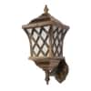Eliante Gold Aluminium Outdoor Wall Light With E27 Holder In Gold Colour