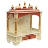 D'Dass Sheesham and Mdf Wooden Home Temple For Pooja Mandir For Home