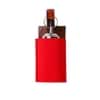 Devansh Solid Wood Electric Wall Light in Brown Colour with Red Shade Count of 1 Light