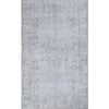 Jaipur Rugs Distracted Oriental Wool 5x8'6 Feet Blue Daisy Hand Knotted Rug Carpet