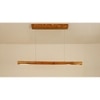 Cannula 36 Brown Wooden LED Hanging Lamp
