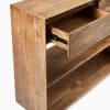 Perla Mango Wood Console Table in Provincial Teak Finish With 2 Drawer