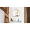 20″ Gold Round Mirror