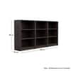 Hexa Engineered Wood Bookshelf Multipurpose Storage Rack in Flower Wenge Colour