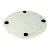 Marble mop lapis bow tie Platter round