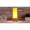 Yellow cotton table lamp with Steel Base -44