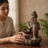 Water Fountain Serenity Buddha Water Fountain in Multicolor Colour