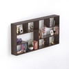 BLUEWUD Petree Engineered Wood Wall Mount Wall Shelf, Display Rack (Wenge)