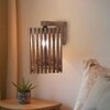 Trikona Brown Solid Wood Wall Lights