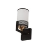 Eliante Modern Wall Lights Mild Steel, Glass & Glass Material Brown,Gold & White Finish