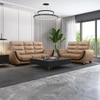 Davos 2 Seater Leatherette Sole in Mushroom Beige Colour