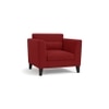Lewis Sofa Set (Colour : Salsa Red, Cushion : Soft, Seater : 2+1+1)