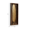 W-Hale Abstract Metal Wall Decor in Gold Set of 1