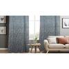 Velvet Floral Emboss Pack of 2 Blackout Window Curtains