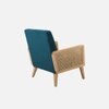 Evant Ratan Accent Chair in T blue Colour
