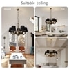 Devansh Gold Antique Wall Mounted Lamp With Black  Cotton Shade