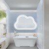LED Cloud Mirror - Modern Illuminated Mirror with Soft LED Lighting