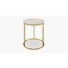 Morag Metal Side Table in  Gold Finish