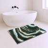 Luxe Home Canada Bathmat (40x60 cm) Aqua, Rectangular