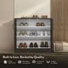 Levi Shoe Rack in Dark Wenge Finish