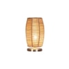 Dholak Bamboo table lamp with Steel Base =-39