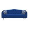 Pacific 3 Seater Sofa Cum Bed In Blue Colour